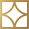 Ekena Millwork Statesman Architectural Grade PVC Pierced Ceiling Medallion, Gold, 36"OD x 23"ID x 1"P CMPP36X36STSGO - alternate 2